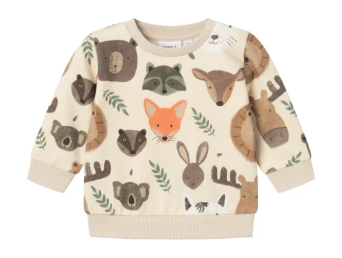 Name It summer sand dyreprint sweatshirt